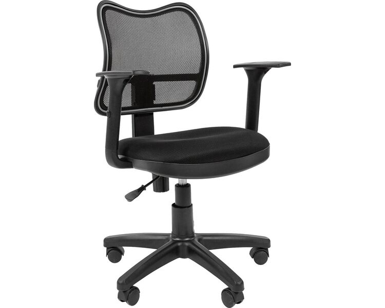 Купить Кресло компьютерное Chairman 450 черный, Цвет: черный/черный