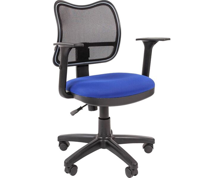 Купить Кресло компьютерное Chairman 450 синий, черный, Цвет: синий/черный/черный