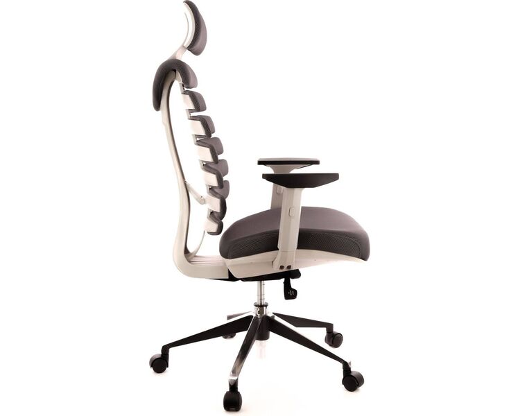 Купить Кресло компьютерное Ergo Grey ткань серый, хром, Цвет: серый/хром, фото 2