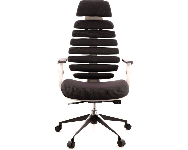Купить Кресло компьютерное Ergo Grey ткань серый, хром, Цвет: серый/хром, фото 4