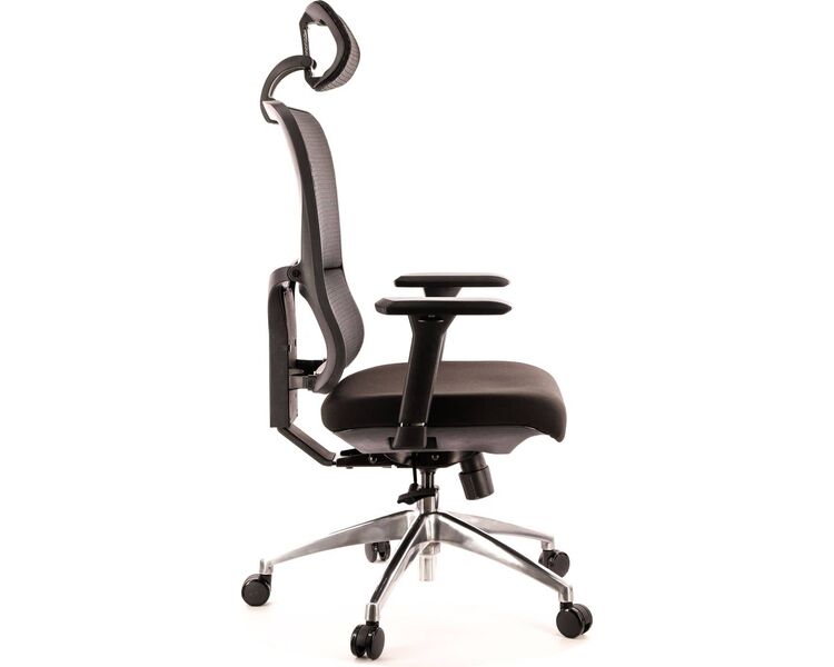 Купить Кресло компьютерное Everest S сетка черный, хром, Цвет: черный/хром, фото 3