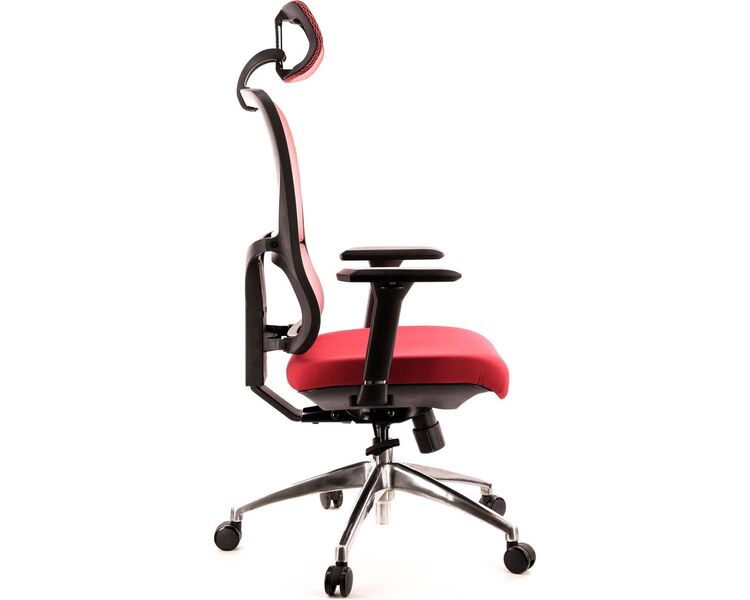 Купить Кресло компьютерное Everest S сетка красный, хром, Цвет: красный/хром, фото 3