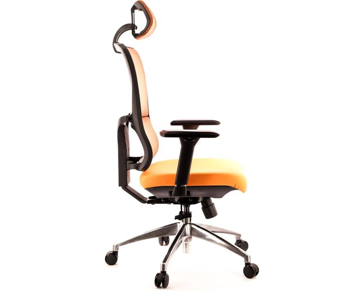 Купить Кресло компьютерное Everest S сетка оранжевый, хром, Цвет: оранжевый/хром, фото 3