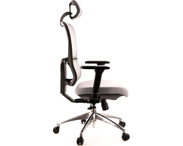 Купить Кресло компьютерное Everest S сетка серый, хром, Цвет: серый/хром, фото 3
