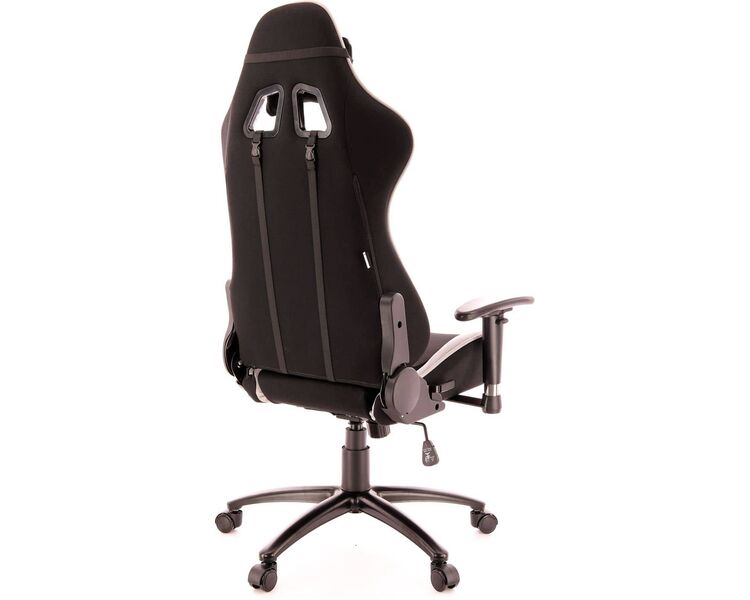 Купить Кресло компьютерное Lotus S4 ткань черный белый, Цвет: черный/серый, фото 3