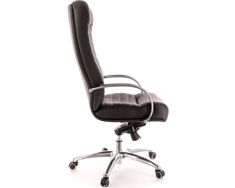 Купить Кресло компьютерное Orion AL M эко-кожа черный, хром, Цвет: черный/хром