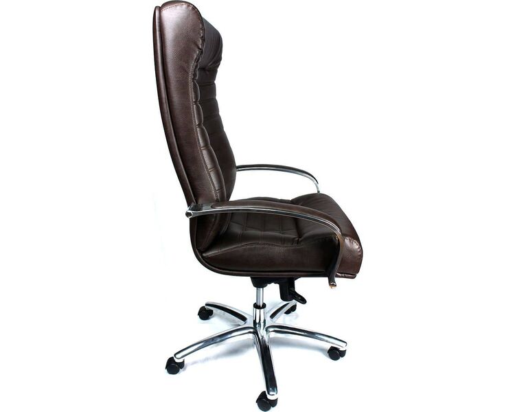 Купить Кресло компьютерное Orion AL M эко-кожа коричневый, хром, Цвет: коричневый/хром, фото 4