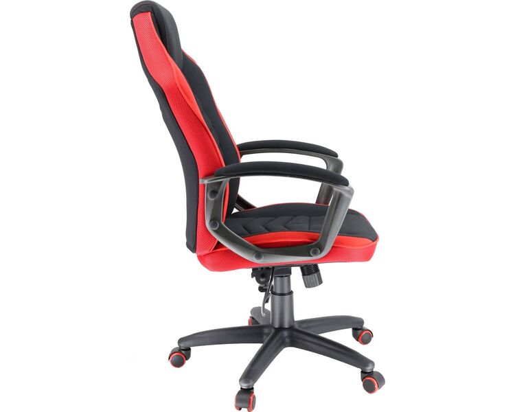 Купить Кресло компьютерное Stels T ткань черный, Цвет: черный/красный, фото 3