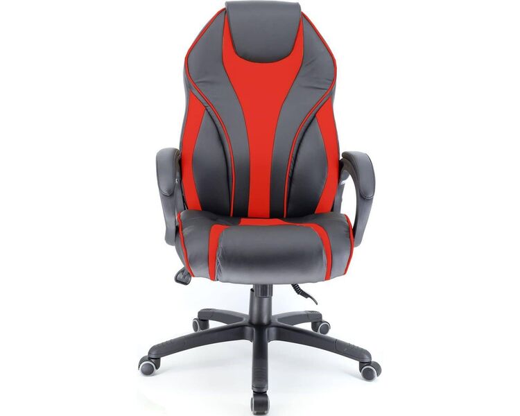 Купить Кресло компьютерное Wing эко-кожа красный, черный, Цвет: красный/черный, фото 2