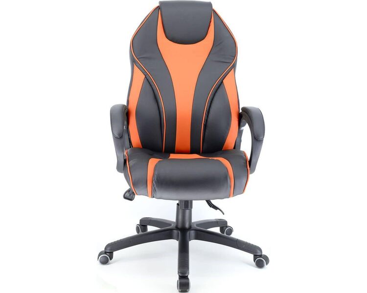 Купить Кресло компьютерное Wing эко-кожа оранжевый, черный, Цвет: оранжевый/черный, фото 2