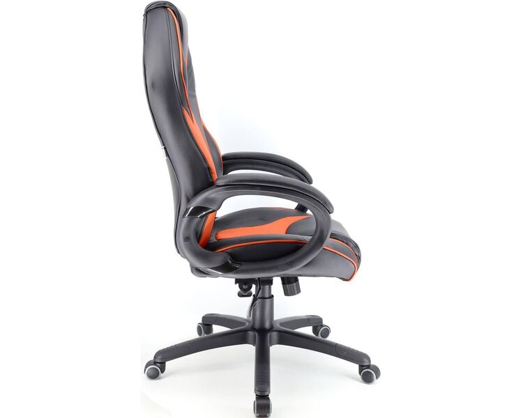 Купить Кресло компьютерное Wing эко-кожа оранжевый, черный, Цвет: оранжевый/черный, фото 3