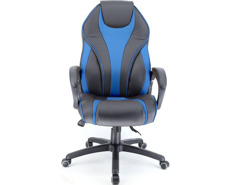Купить Кресло компьютерное Wing эко-кожа синий, черный, Цвет: синий/черный, фото 2