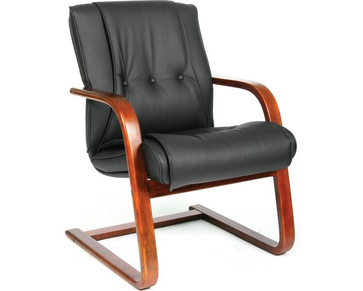 Купить Стул-кресло Chairman 653 V черный, коричневый, Цвет: черный/коричневый