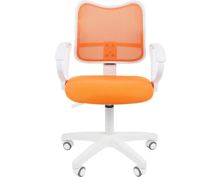 Купить Кресло компьютерное Chairman 450 LT white оранжевый, белый, Цвет: оранжевый/белый, фото 2