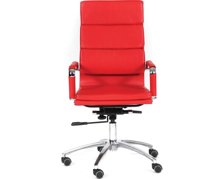 Купить Кресло компьютерное Chairman 750 красный, хром, Цвет: красный/хром, фото 2