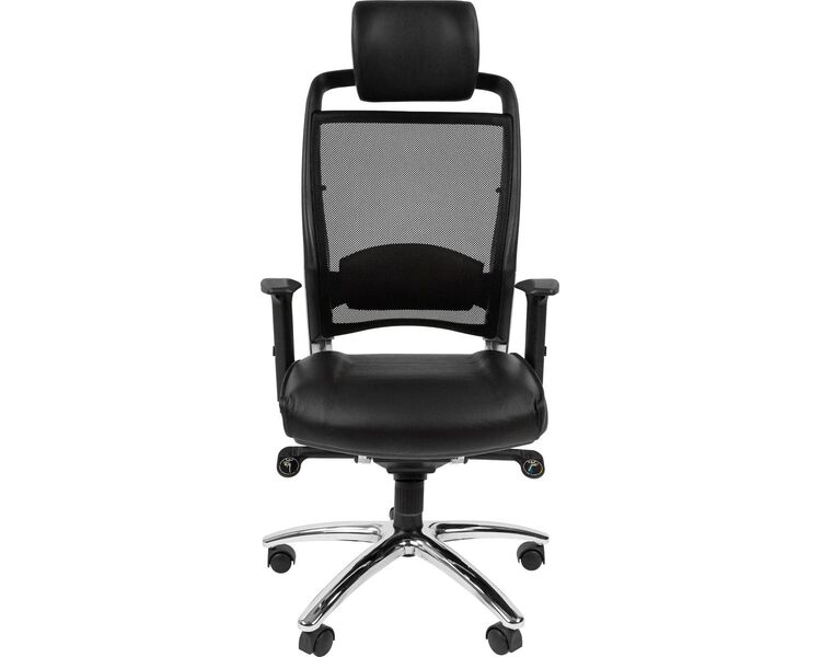 Купить Кресло компьютерное Chairman Ergo 281 хром черный, хром, Цвет: черный/хром, фото 2