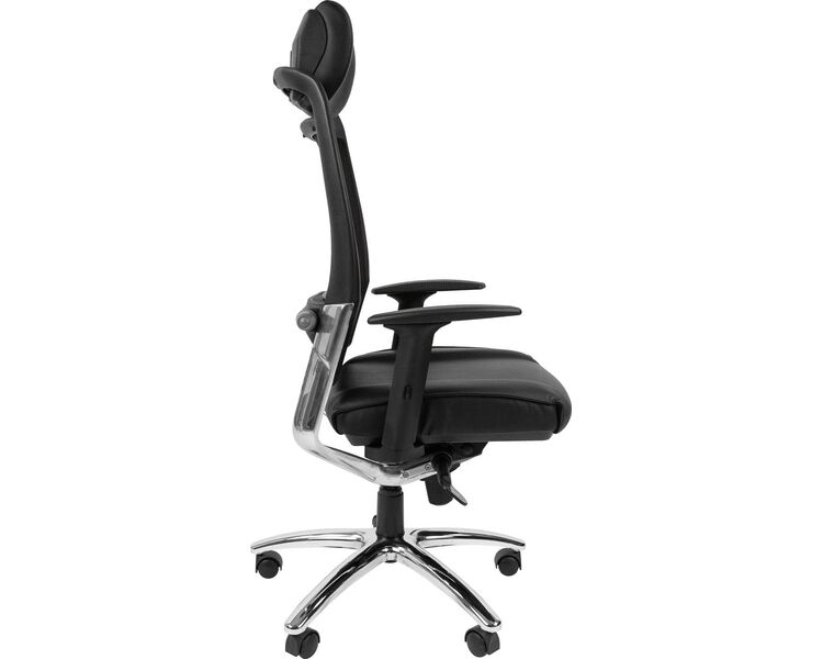 Купить Кресло компьютерное Chairman Ergo 281 хром черный, хром, Цвет: черный/хром, фото 3