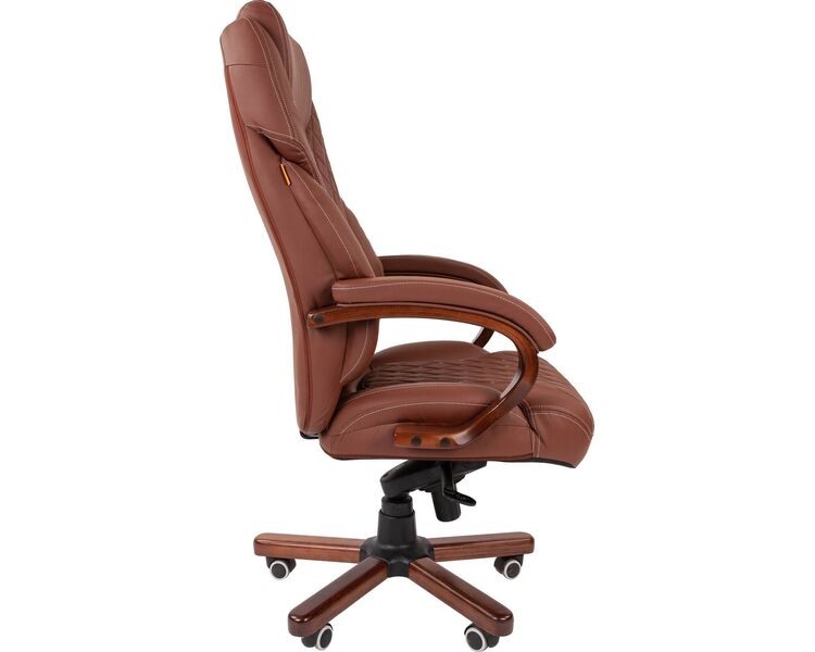 Купить Кресло руководителя Chairman 406 коричневый, Цвет: коричневый/коричневый, фото 3
