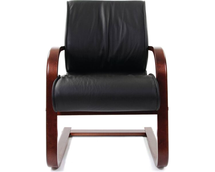 Купить Стул-кресло Chairman 445 WD черный, коричневый, Цвет: черный/коричневый, фото 2