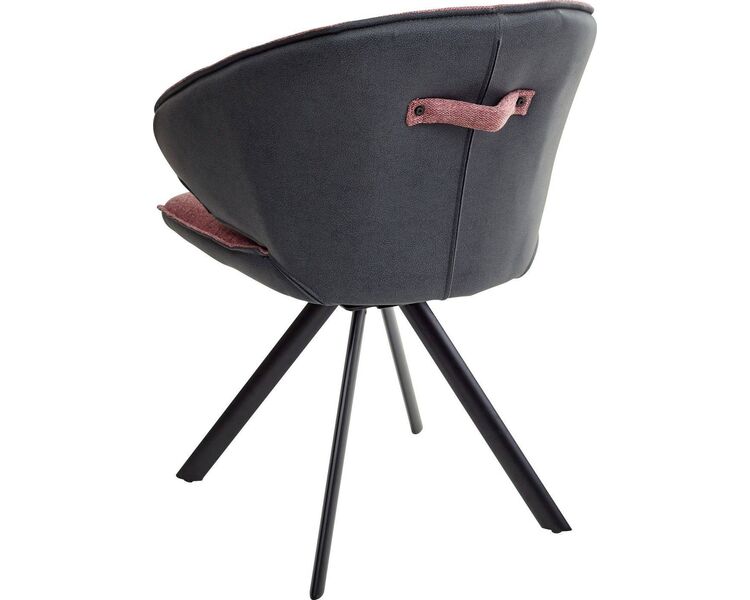 Купить Стул-кресло Riverbank брусничный, черный, Цвет: брусничный, фото 4