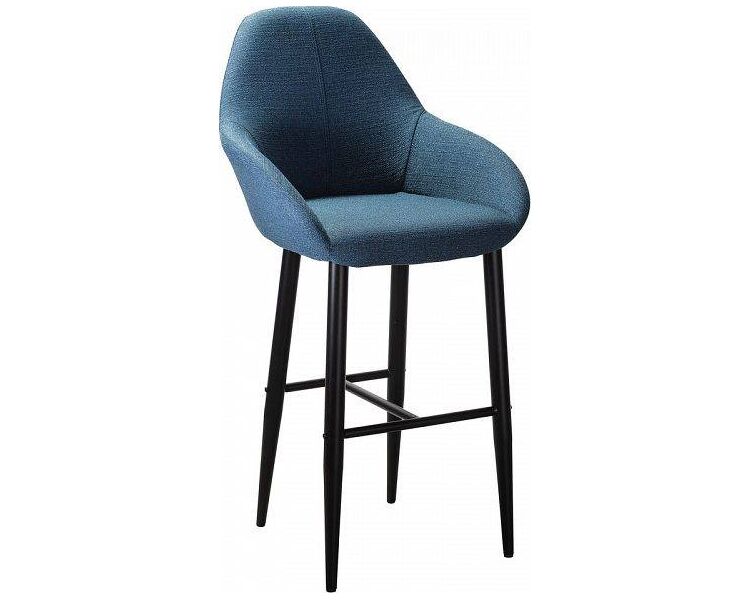 Купить Стул-кресло барное Kent синий, венге, Цвет: синий