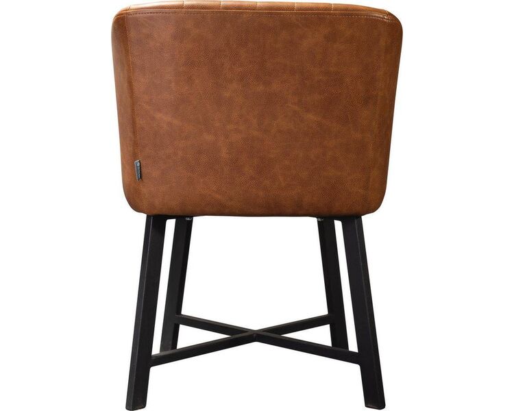 Купить Стул-кресло Loft экокожа коричневый, черный, Цвет: коричневый, фото 4
