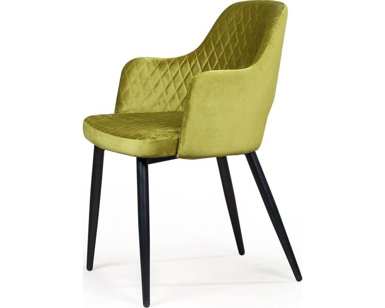 Купить Стул-кресло William оливково-зеленый, черный, Цвет: оливково-зеленый, фото 3