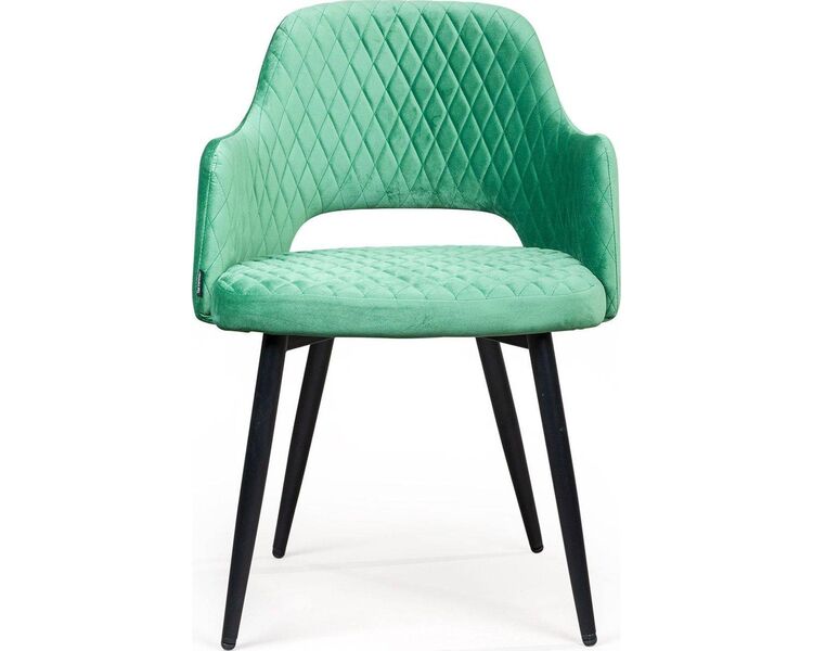 Купить Стул-кресло William нефритово-зеленый, черный, Цвет: нефритово-зеленый, фото 2