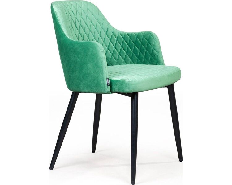 Купить Стул-кресло William нефритово-зеленый, черный, Цвет: нефритово-зеленый, фото 4