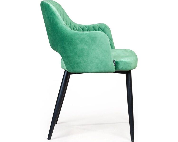 Купить Стул-кресло William нефритово-зеленый, черный, Цвет: нефритово-зеленый, фото 5
