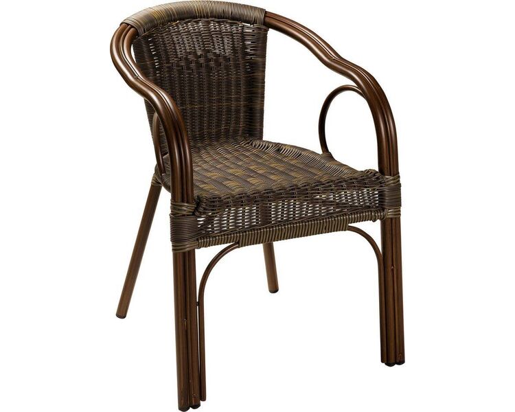 Купить Стул-кресло Рио D коричневый, Цвет: коричневый