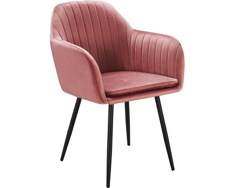 Купить Стул-кресло DC8174 пепельно-розовый, черный, Цвет: пепельно-розовый