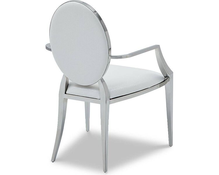 Купить Стул-кресло Y110B белый, хром, Цвет: белый, фото 3