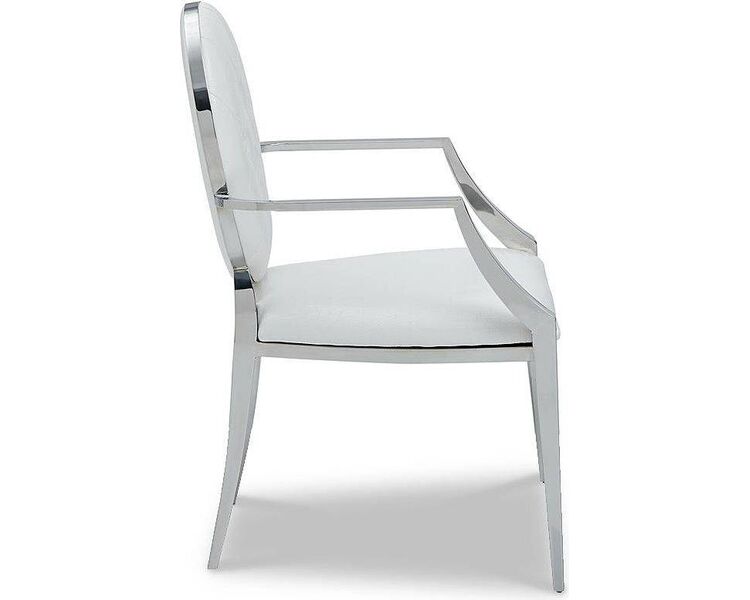Купить Стул-кресло Y110B белый, хром, Цвет: белый, фото 4