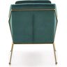 Купить Кресло Halmar Soft 3, велюр, зеленый, фото 4