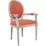 Купить Стул-кресло Diella оранжевый, натуральный, Цвет: оранжевый