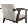 Купить Стул-кресло Lono серый, темное дерево, Цвет: серый, фото 7