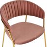 Купить Стул-кресло Turin золото розовый, золотой, Цвет: розовый, фото 5