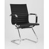 Купить Стул-кресло для посетителей TopChairs Visit черный, Цвет: черный/серый/черный, фото 2