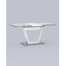 Купить Стол обеденный Vector раскладной 120-160*80 бетон/белый, Варианты цвета: серый, Варианты размера: , фото 4