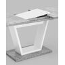 Купить Стол обеденный Vector раскладной 120-160*80 бетон/белый, Варианты цвета: серый, Варианты размера: , фото 5