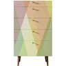 Купить Комод Berber высокий "Треугольники", Варианты цвета: Треугольники