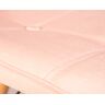Купить Стул обеденный DOBRIN BENNET (ножки светлый бук, пудрово-розовый велюр (HLR-39)) ткань пудрово-розовый/натуральный, фото 8