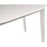 Купить Стол раздвижной Lugano овальный, массив гевеи, МДФ, 120 x 80 см, Варианты цвета: белый, фото 6