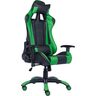 Купить Кресло компьютерное Lotus S9 эко-кожа черный, Цвет: черный/зеленый