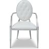 Купить Стул-кресло Y110B белый, хром, Цвет: белый, фото 2